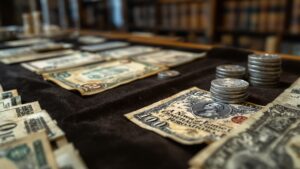 Vintage Banknotes & Coins