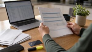 Ultra photorealistic banking image for Checking Account Fees Explained (And How to Avoid Them)