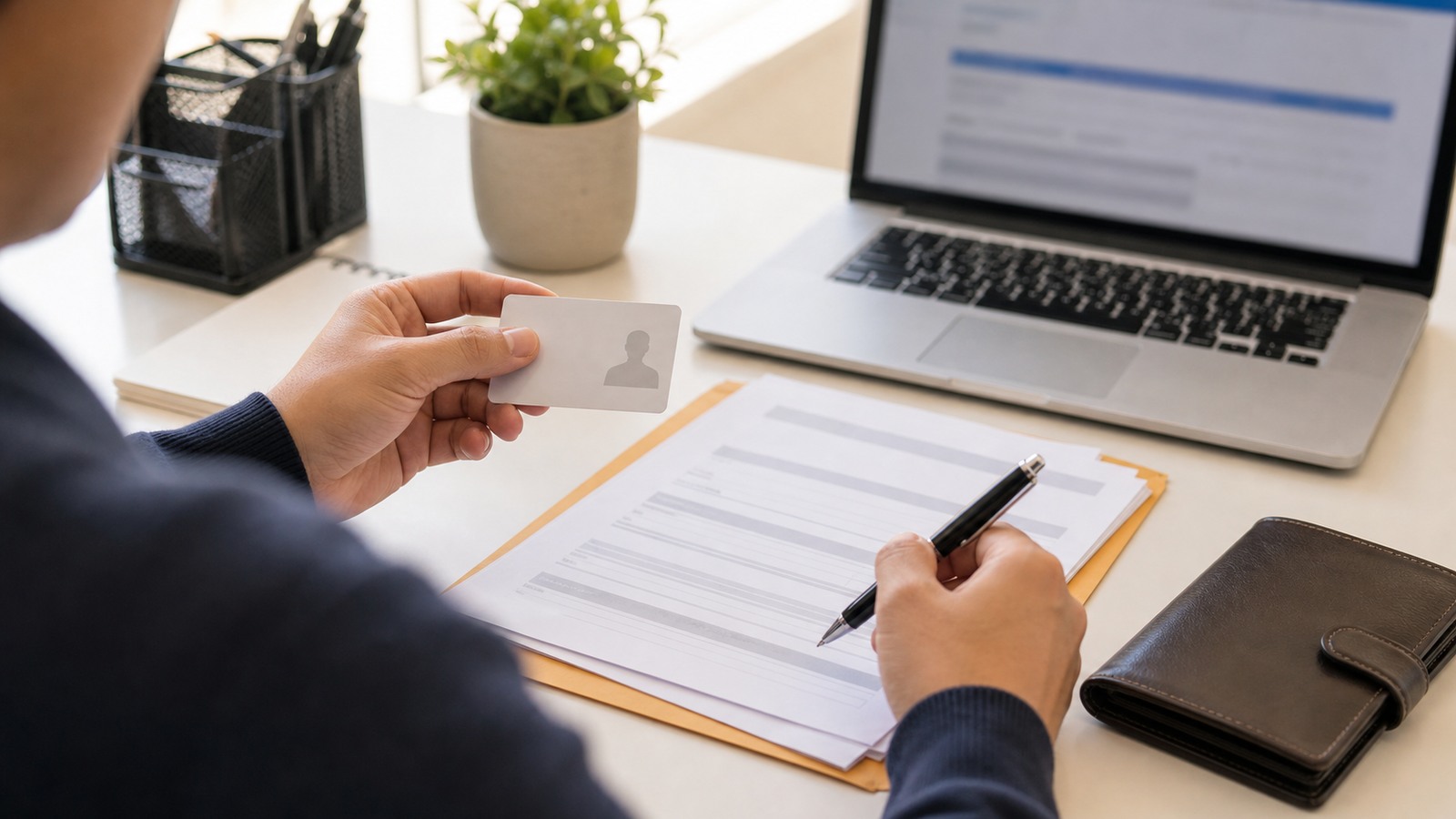 Ultra photorealistic banking image for Checking Account Requirements: What You Need to Open One