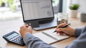 Ultra photorealistic banking image for High-Yield Checking Accounts: Do They Actually Pay Off?