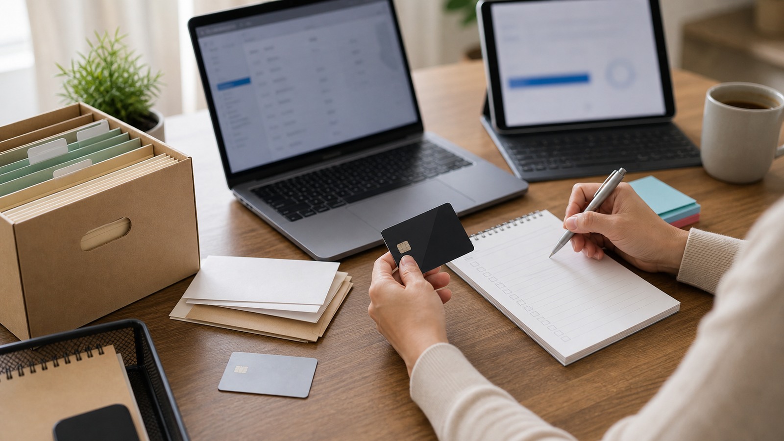 Ultra photorealistic banking image for How to Switch Checking Accounts Without Hassle